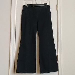 LOFT Petite Wide Leg Black Jeans